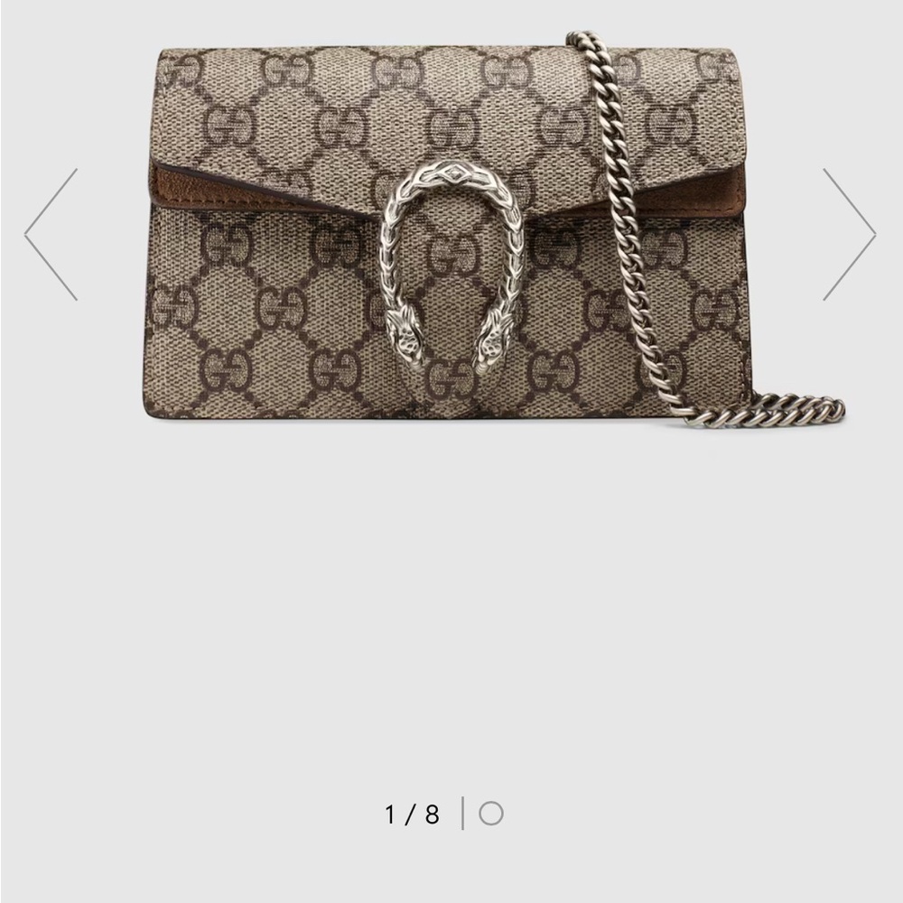 Gucci Brown Clutch with Iconic Design